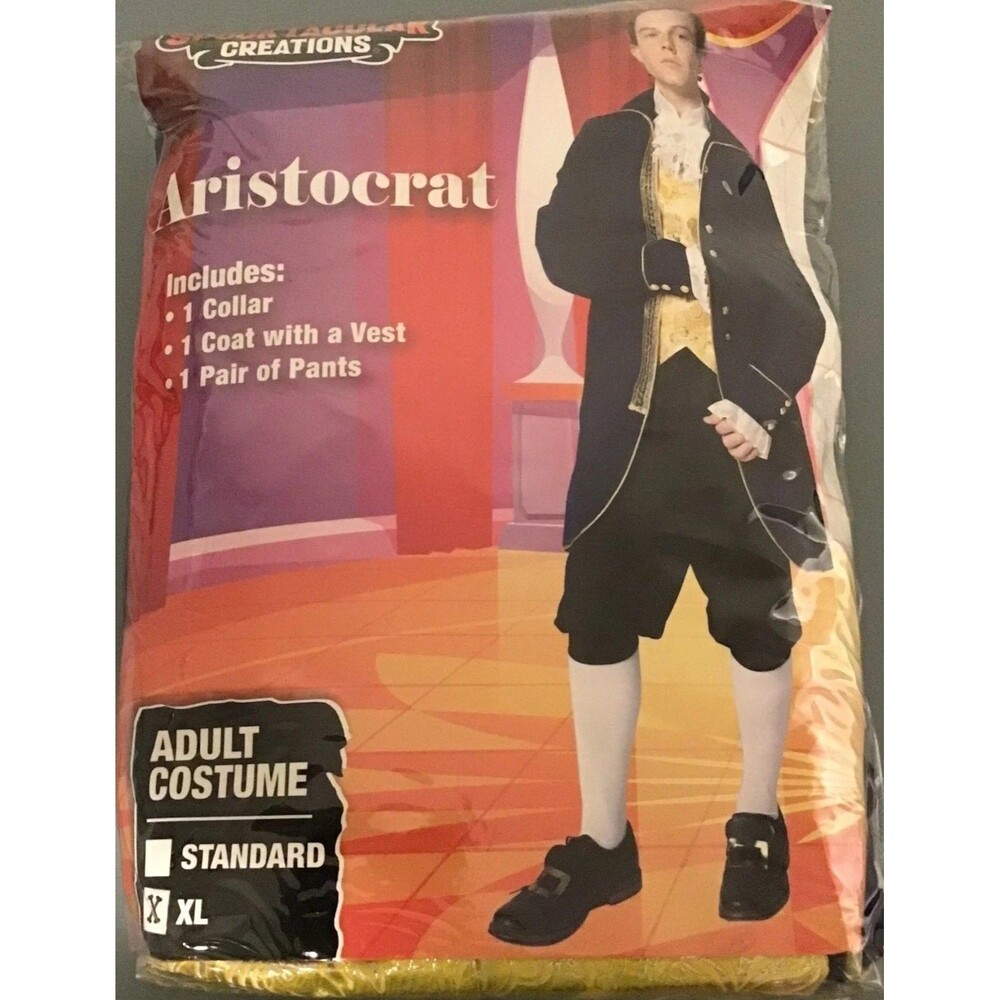ARISTOCRAT Costume Adult XL Halloween Cosplay Spooktacular Creations NIP